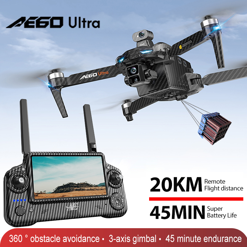 Drone Gimbal 3 Axis - AE60 GPS Drone profesional 8K cámara