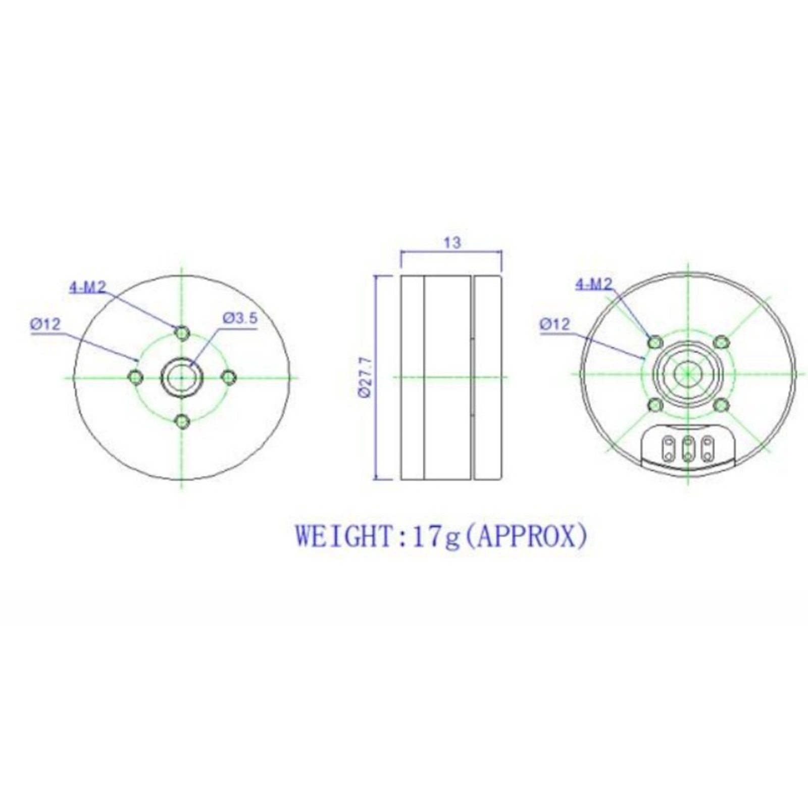 ZuruKin 2204 Motor cardán sin  - Drone Gimbal For Gopro reseña y precio