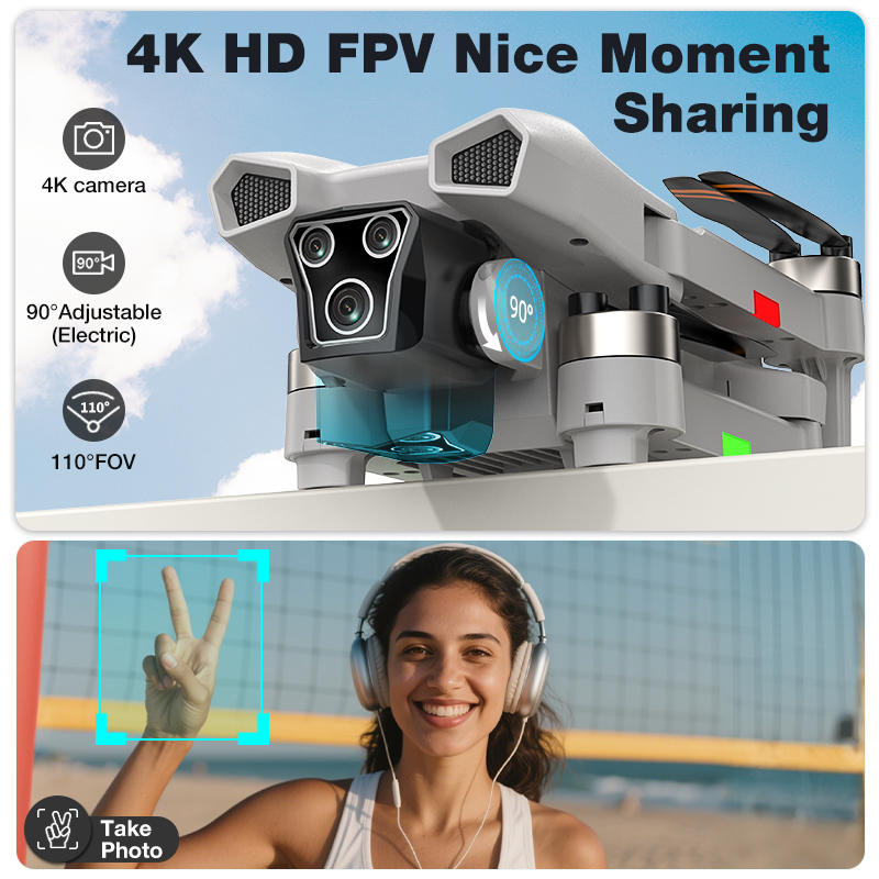 NUEVO Dron L017 Pro con Motor  - Drone Gimbal 3 Axis reseña y precio