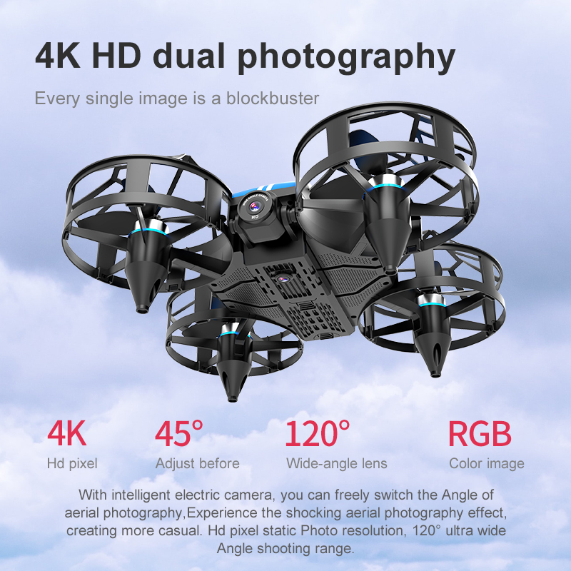 Nuevo Mini Drone 812PRO profes - Drone Gimbal Case reseña y precio